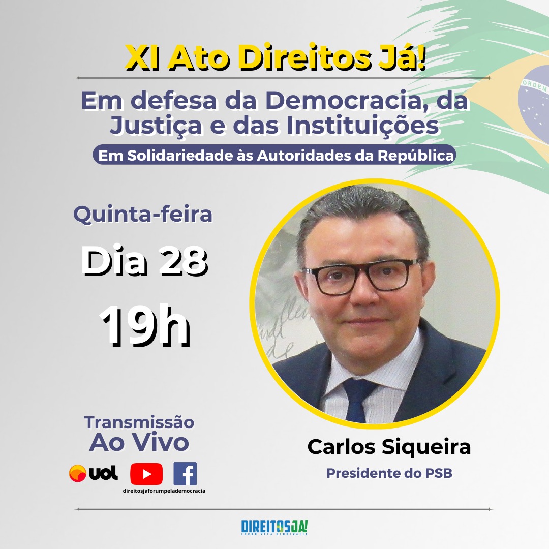 XI Ato dos Direitos Já! Fórum pela Democracia!